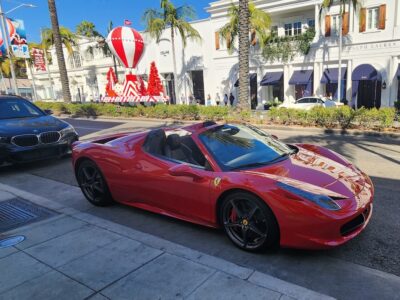 A Couple Of Cool Cars I Saw in Beverly Hills Walking Rodeo Drive