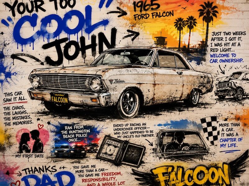 THE FALCOON: POLICE CHASES, FIRST DATES & A CRUSHED QUARTER PANEL