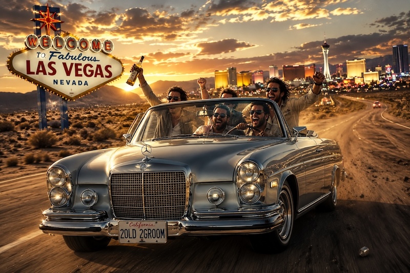 The Mercedes From The Hangover — Why Destroying This Classic Mercedes Was Such A Big Deal