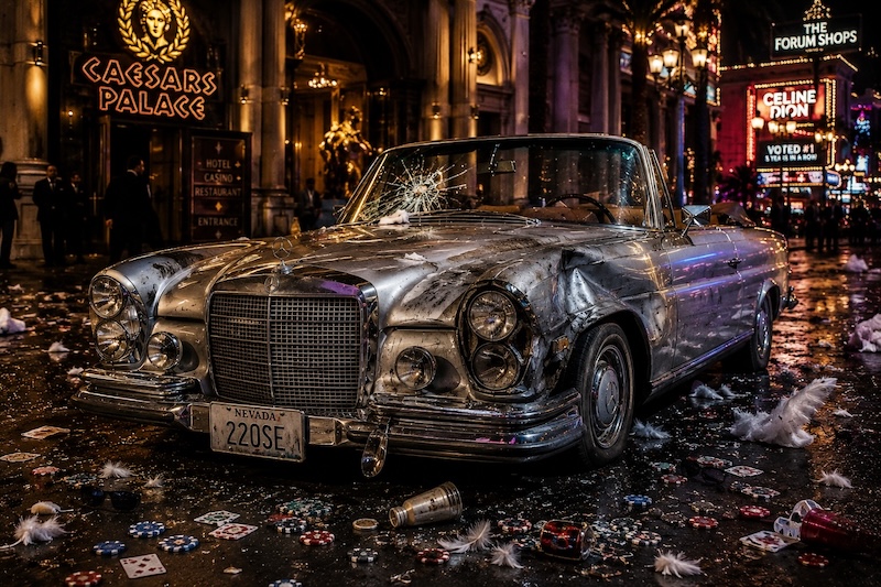 The Mercedes From The Hangover — Why Destroying This Classic Mercedes Was Such A Big Deal