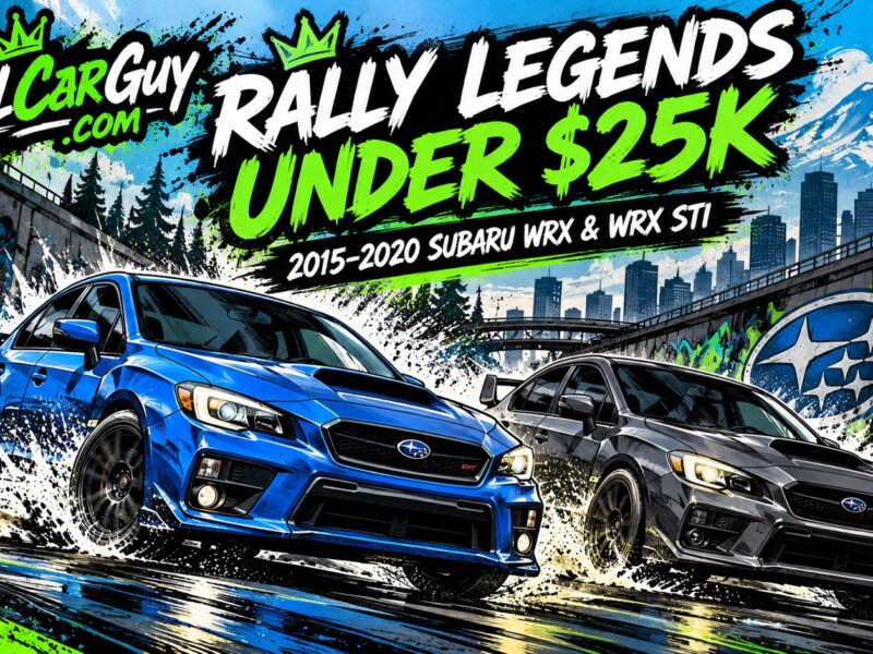 2015–2020 Subaru WRX vs. WRX STI: Rally Legends You Can Still Buy for Under $25K!