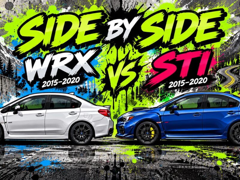 2015–2020 Subaru WRX vs. WRX STI: Rally Legends You Can Still Buy for Under $25K!